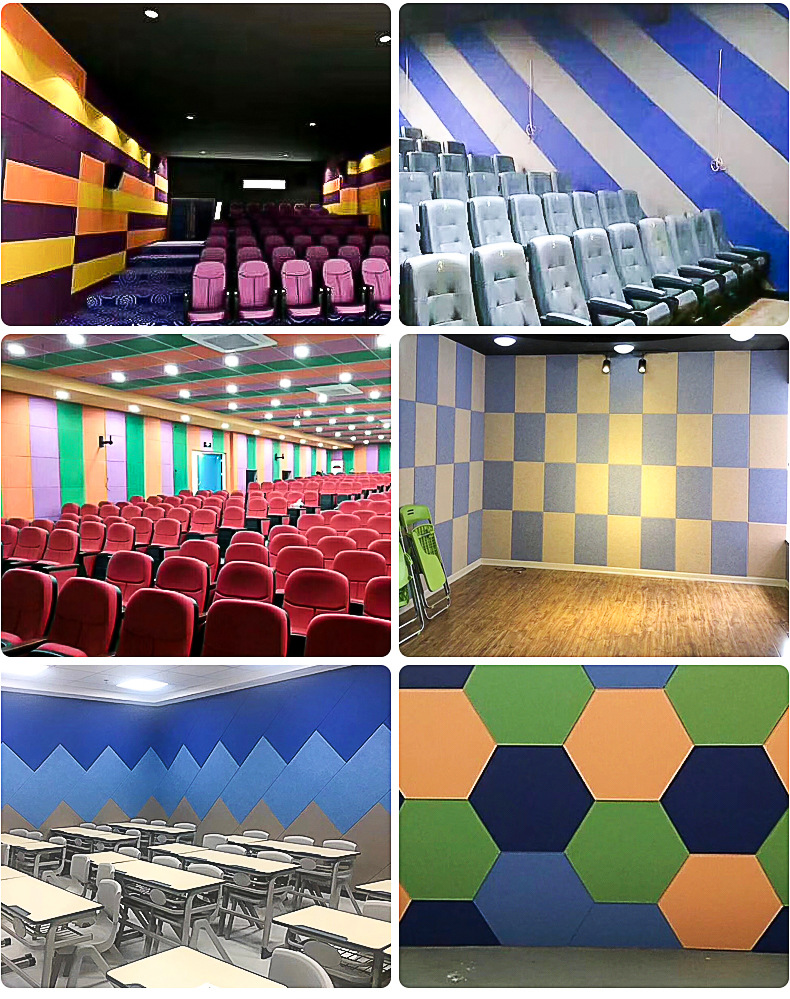 河南会议室隔音材料聚酯纤维吸音板厂家